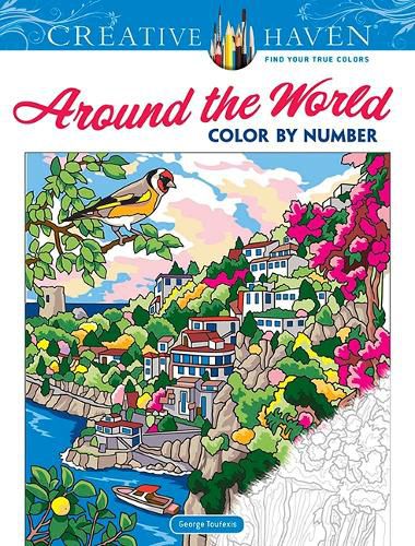 Cover image for Creative Haven Around the World Color by Number