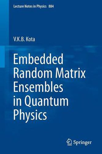 Cover image for Embedded Random Matrix Ensembles in Quantum Physics