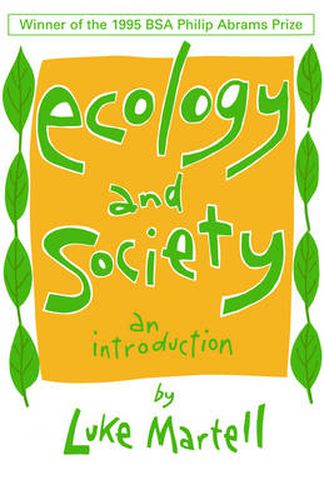 Cover image for Ecology and Society: An Introduction