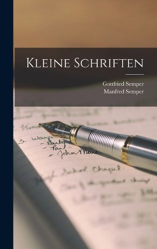 Cover image for Kleine Schriften