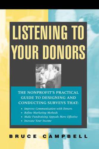 Cover image for Listening to Your Donors