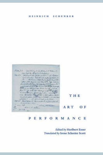 Cover image for The Art of Performance