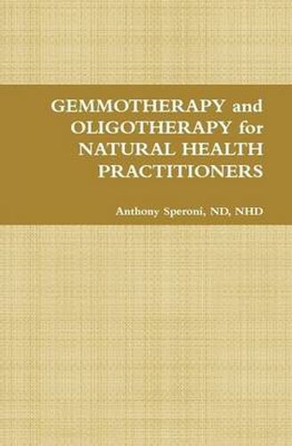 Cover image for Gemmotherapy