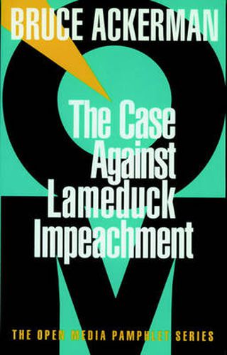 Case against Lameduck Impeachment