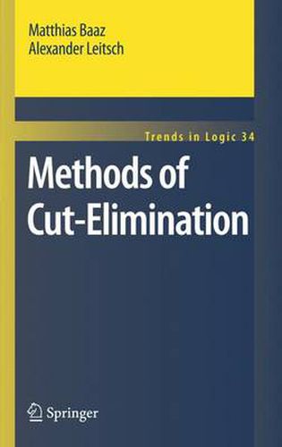 Cover image for Methods of Cut-Elimination