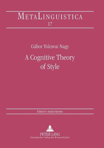 Cover image for A Cognitive Theory of Style