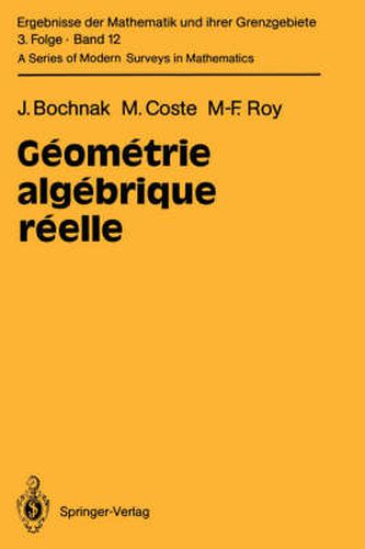 Cover image for Geometrie Algebrique Reelle