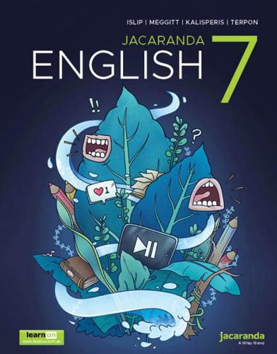 Cover image for Jacaranda English 7 learnON & print