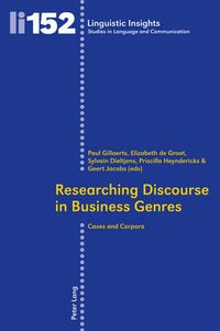 Cover image for Researching Discourse in Business Genres: Cases and Corpora