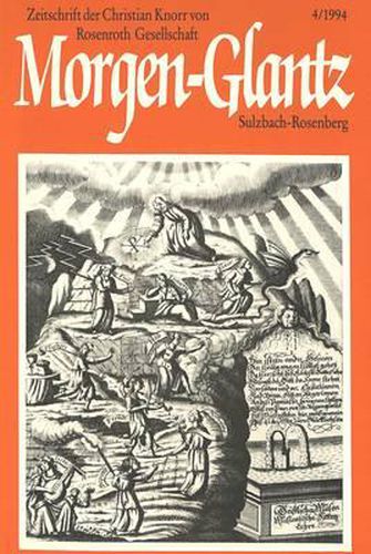 Cover image for Morgen-Glantz: Zeitschrift Der Christian Knorr Von Rosenroth-Gesellschaft. 4 (1994)