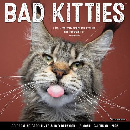 Cover image for Bad Kitties 2026 12 X 12 Wall Calendar