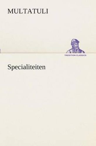Cover image for Specialiteiten