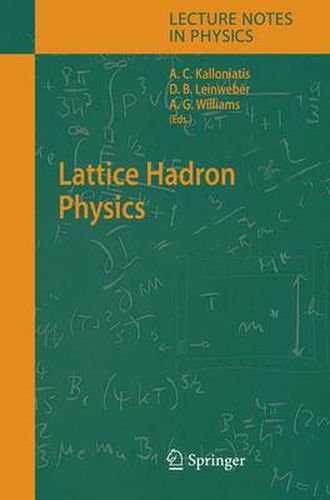 Cover image for Lattice Hadron Physics