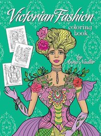 Cover image for Victorian Fashion Coloring Book