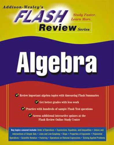 Cover image for Flash Review Series: Algebra