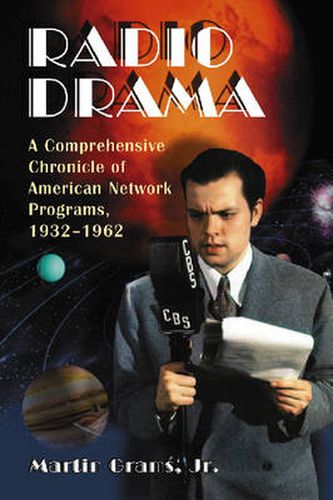 Cover image for Radio Drama: A Comprehensive Chronicle of American Network Programs, 1932-1962