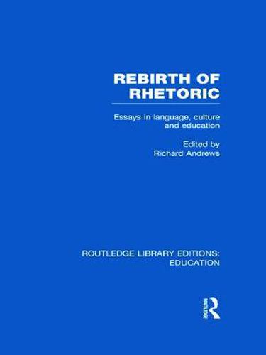 Cover image for Rebirth of Rhetoric