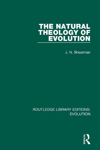 Cover image for The Natural Theology of Evolution