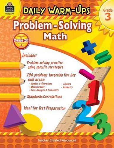 Cover image for Daily Warm-Ups: Problem Solving Math Grade 3