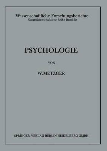 Cover image for Psychologie: Die Entwicklung ihrer Grundannahmen seit der Einfuhrung des Experiments