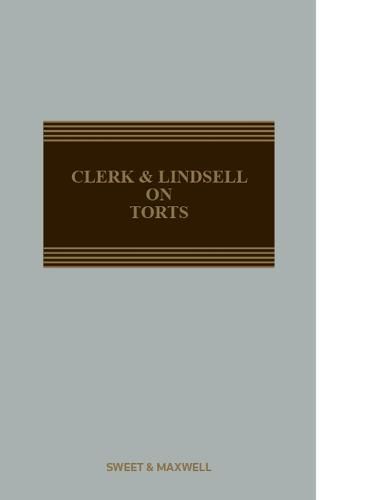 Cover image for Clerk & Lindsell on Torts