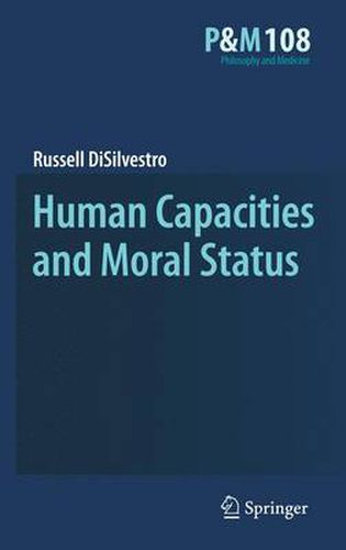 Cover image for Human Capacities and Moral Status