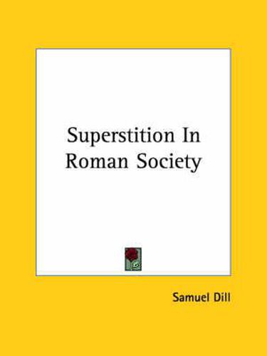 Superstition in Roman Society