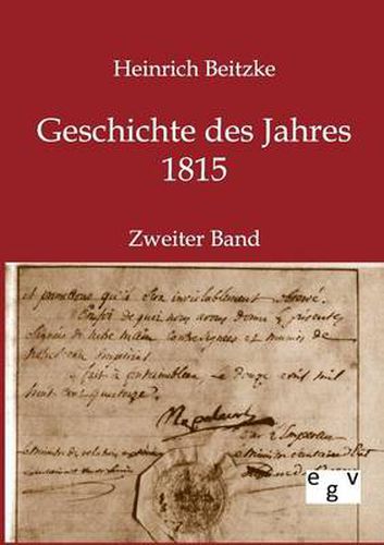 Cover image for Geschichte des Jahres 1815