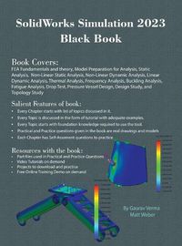 Cover image for SolidWorks Simulation 2023 Black Book