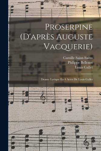 Cover image for Proserpine (d'apres Auguste Vacquerie)