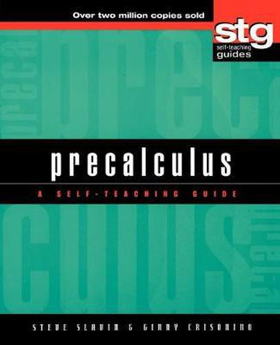 Cover image for Precalculus: A Self-teaching Guide
