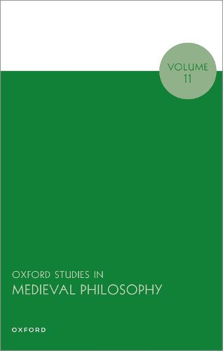 Cover image for Oxford Studies in Medieval Philosophy