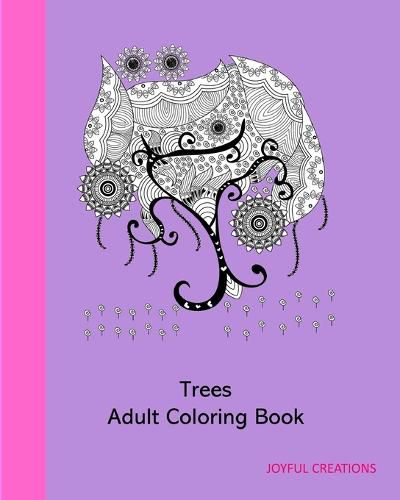 Cover image for Trees Adult Coloring Book