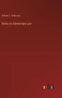 Cover image for Notes on Elementary Law