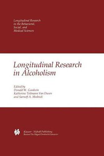 Cover image for Longitudinal Research in Alcoholism