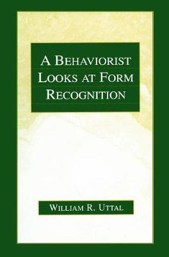 Cover image for A Behaviorist Looks at Form Recognition