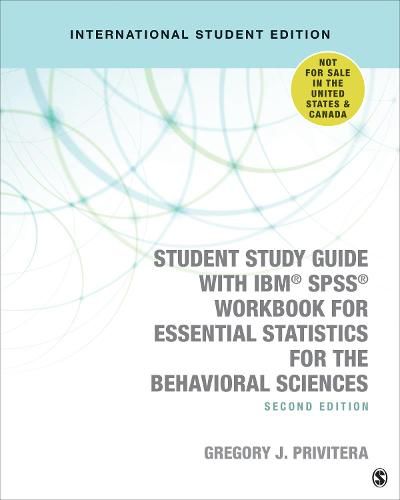 Cover image for Student Study Guide With IBM (R) SPSS (R) Workbook for Essential Statistics for the Behavioral Sciences - International Student Edition
