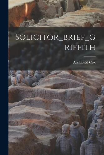 Cover image for Solicitor_brief_griffith