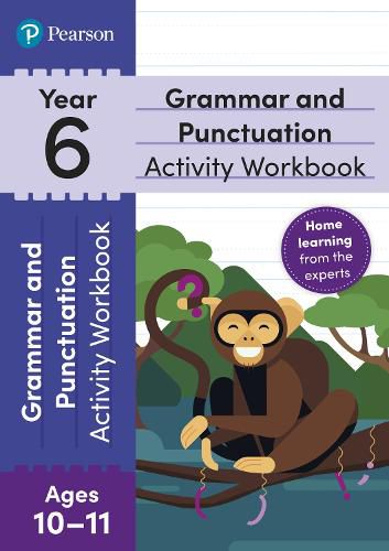 Cover image for Pearson Learn at Home Grammar & Punctuation Activity Workbook Year 6