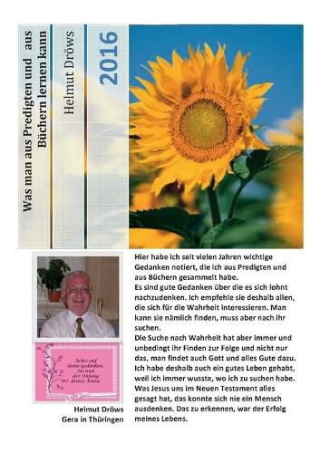 Cover image for Was man aus Predigten und aus Buchern lernen kann