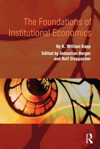 Cover image for The Foundations of Institutional Economics