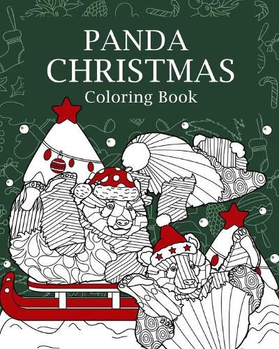 Cover image for Panda Christmas Coloring Book