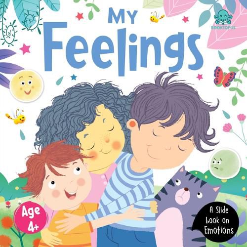 Cover image for Booktopus Slide and Learn Board Book - My Feelings Emotional Learning Book - Interactive Books for Kids 4+ Years - Social Skills Development