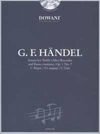 Cover image for Sonata for Treble (Alto) Recorder and BC: Op. 1 No. 7 in C Major