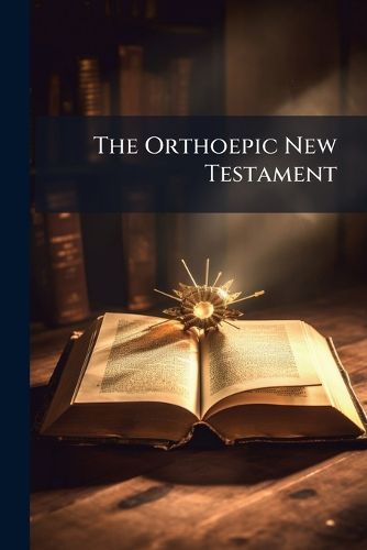 Cover image for The Orthoepic New Testament