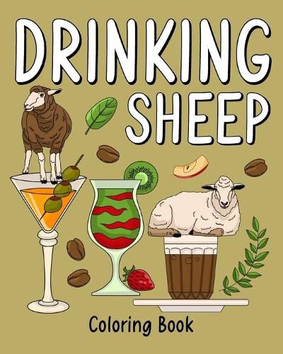 Cover image for Drinking Sheep Coloring Book
