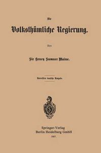 Cover image for Die Volksthumliche Regierung