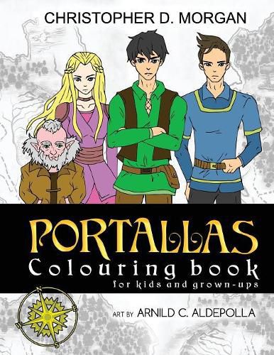 The PORTALLAS Colouring Book for kids and grown-ups