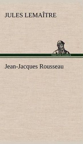 Cover image for Jean-Jacques Rousseau