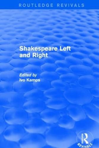 Cover image for Shakespeare Left and Right